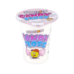 Sweetzone Candy Floss Tub 20g pre packed fluffy candy floss from Planet Pick n Mix