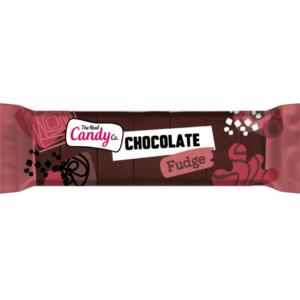 Chocolate Fudge Bar 130g pre packed rich creamy chocolate fudge from Planet Pick n Mix