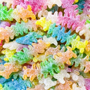 Trolli sour centipede sweets with colourful jelly body and tangy sugar coating